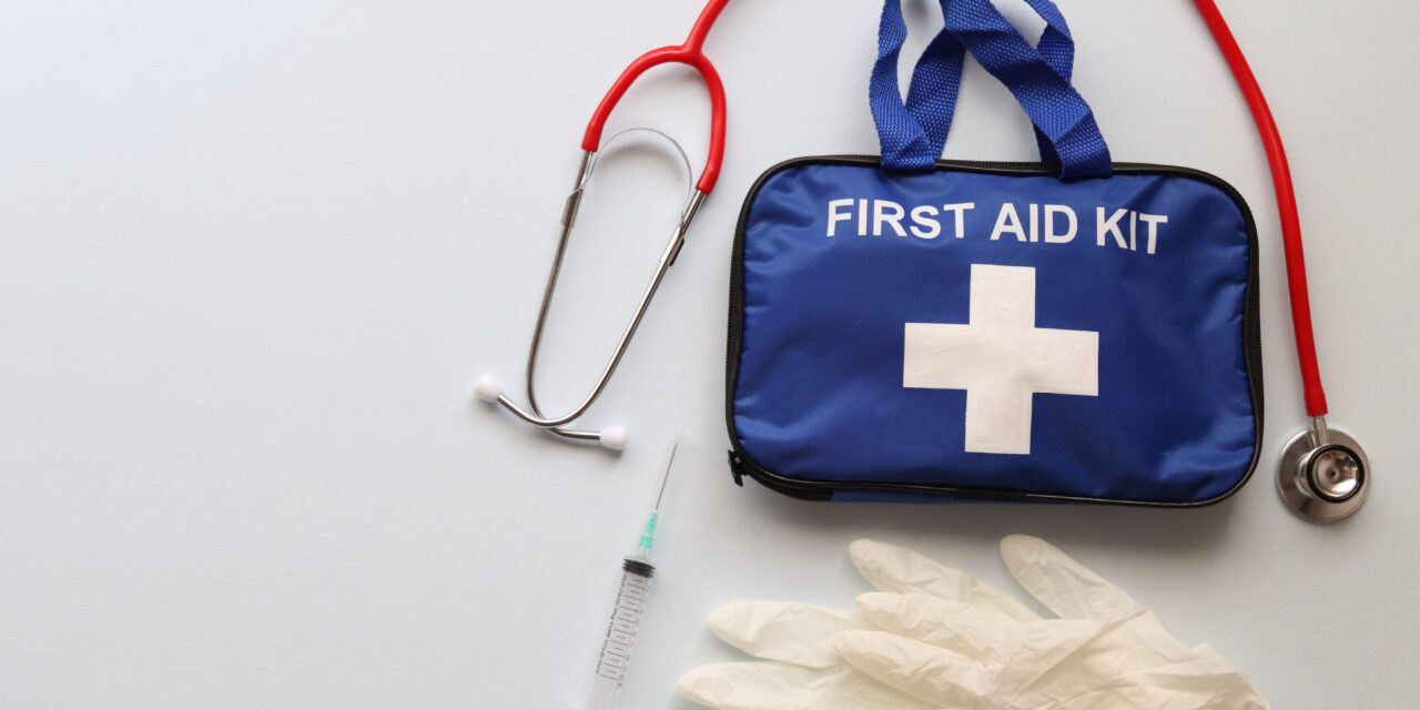 How to Use a First Aid Kit box